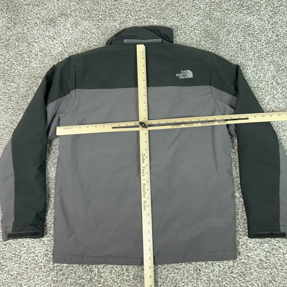 The North Face Jacket Mens Medium Gray Apex Softshell Insulated Winter Coat Gorp